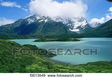 Stock Photo - Chile, exterior, open air, South America, landscape, landscapes, scene. Fotosearch
