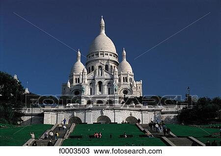 Stock Image - Christian architecture, church, basilica, monument, Europe, France, French. Fotosearch