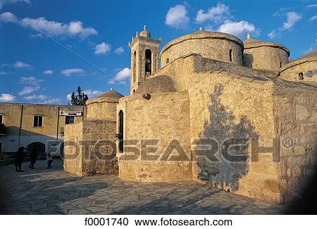 Stock Image - christianity, christianism, christian religion, Cyprus, Europe, Geroskipos Church, church. Fotosearch