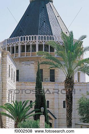 Stock Photo - christianity, christianism, christian religion, Israel, Middle East, basilica, Christian architecture. Fotosearch
