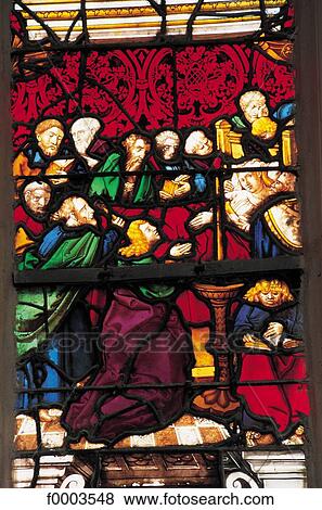 church, stained glass, Saint Etienne Church, inside, indoors, travel View Large Photo Image Stock Photo - church, stained glass, Saint Etienne Church, inside, indoors, travel. Fotosearch