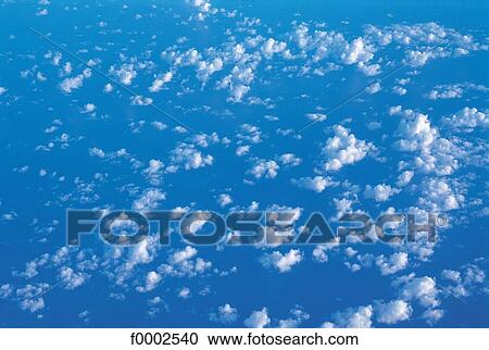 Stock Image - cloud, cloudy, clouds, sky, blue, exterior. Fotosearch
