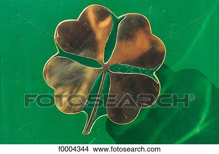 clover, leaf, leaves, gold, golden, green View Large Photo Image Picture - clover, leaf, leaves, gold, golden, green. Fotosearch