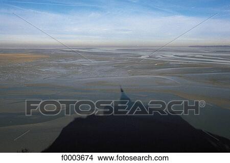 Picture - coastal landscape, coast, littoral, sea-side, seaside, sea, Normandy. Fotosearch