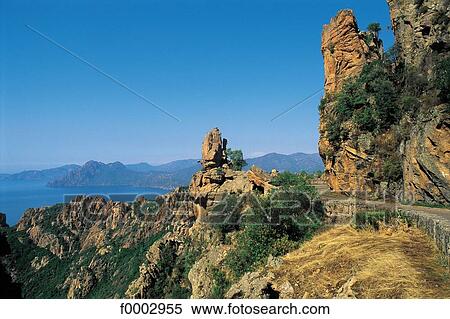 coastal landscape, coast, littoral, sea-side, seaside, Corsica, South Corsica View Large Photo Image Stock Photography - coastal landscape, coast, littoral, sea-side, seaside, Corsica, South Corsica. Fotosearch
