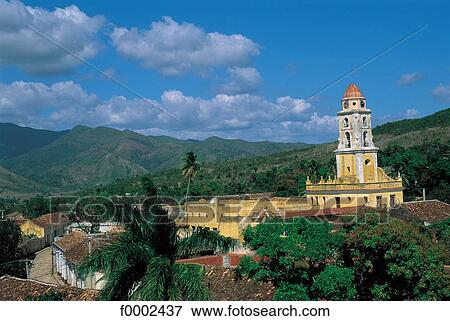 Colonial style, belfry, church, Cuba, roof, Christian architecture, Trinidad View Large Photo Image Stock Photo - Colonial style, belfry, church, Cuba, roof, Christian architecture, Trinidad. Fotosearch
