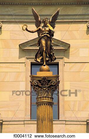 column, pillar, angel, statue, sculpture, gold, golden View Large Photo Image Stock Image - column, pillar, angel, statue, sculpture, gold, golden. Fotosearch
