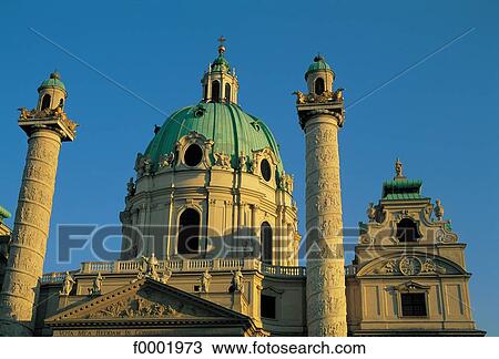 Stock Image - column, pillar, church, christianity, christianism, christian religion, Austria. Fotosearch