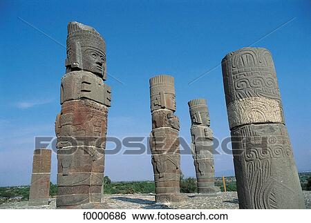 column, pillar, vestige, ruin, Toltec art, Mexican art, Mexico View Large Photo Image Stock Photograph - column, pillar, vestige, ruin, Toltec art, Mexican art, Mexico. Fotosearch