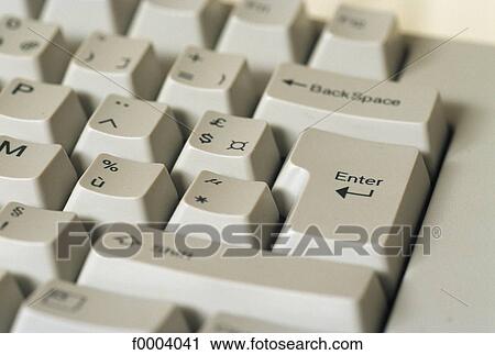 Stock Image - computer, keyboard, computing, keyboard key, computer keyboard, business. Fotosearch
