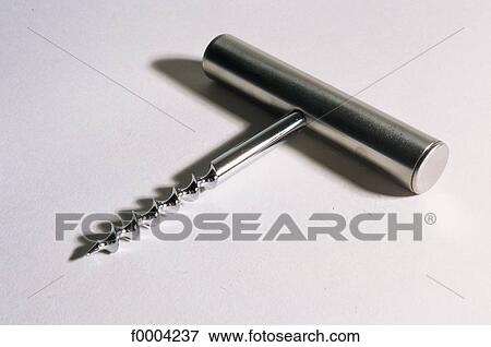 corkscrew, metal, object, objects, kitchen utensil, accessory, accessories View Large Photo Image Stock Photo - corkscrew, metal, object, objects, kitchen utensil, accessory, accessories. Fotosearch