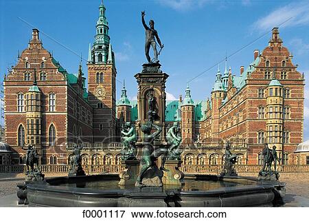 Denmark, Europe, Castle of Frederiksborg, exterior, open air, travel View Large Photo Image Stock Photo - Denmark, Europe, Castle of Frederiksborg, exterior, open air, travel. Fotosearch