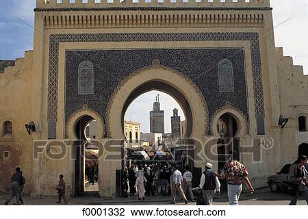 door, islamic art, Morocco, Northern Africa, Fez, exterior View Large Photo Image Stock Image - door, islamic art, Morocco, Northern Africa, Fez, exterior. Fotosearch