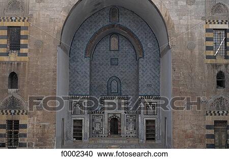 Stock Image - door, Syria, Middle East, Alep, Joumblatt House, architecture detail, architectural detail. Fotosearch