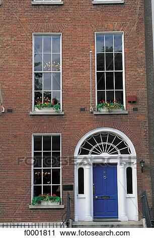 door, window, front, house, Ireland, Europe, Dublin View Large Photo Image Stock Image - door, window, front, house, Ireland, Europe, Dublin. Fotosearch