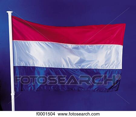 Dutch flag, exterior, open air View Large Photo Image Picture - Dutch flag, exterior, open air. Fotosearch