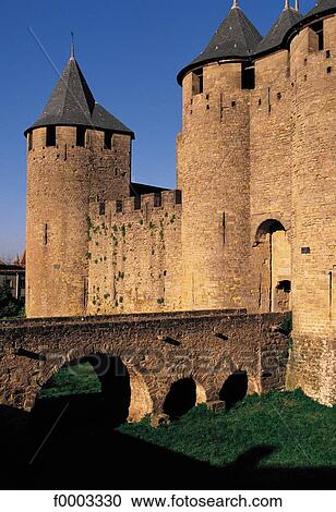 Europe, France, French, French bridge, castle, rampart, fortification View Large Photo Image Stock Image - Europe, France, French, French bridge, castle, rampart, fortification. Fotosearch