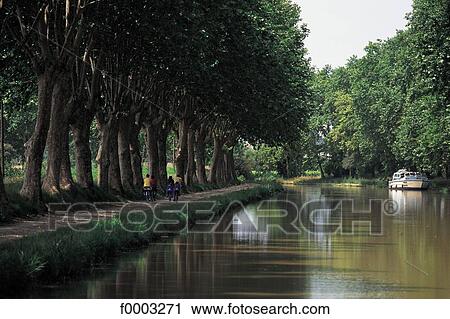 Europe, France, French, French canal, leisure boat, Canal du Midi, Capestang View Large Photo Image Stock Image - Europe, France, French, French canal, leisure boat, Canal du Midi, Capestang. Fotosearch