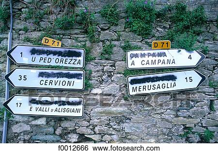 Stock Photograph - Europe, France, French, French Corsica, Upper Corsica, Castagniccia, Piedicroce. Fotosearch