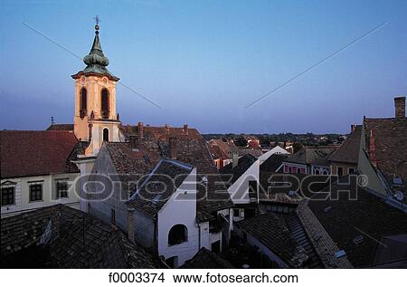 Europe, Hungary, Christian architecture, roof, house, village, Blagovestenska Church View Large Photo Image Picture - Europe, Hungary, Christian architecture, roof, house, village, Blagovestenska Church. Fotosearch