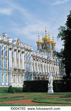 Europe, Russia, Saint Petersburg, palace, garden, Tsarkoie-Selo garden, traditional architecture View Large Photo Image Stock Image - Europe, Russia, Saint Petersburg, palace, garden, Tsarkoie-Selo garden, traditional architecture. Fotosearch