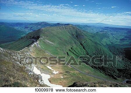 Europe, travel, travel France, French, French Auvergne, Cantal, exterior View Large Photo Image Stock Photo - Europe, travel, travel France, French, French Auvergne, Cantal, exterior. Fotosearch