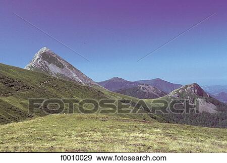 Stock Photo - Europe, travel, travel France, French, French horizontal, Auvergne, exterior. Fotosearch