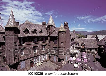 Europe, travel, travel France, French, French horizontal, Auvergne, exterior View Large Photo Image Stock Photography - Europe, travel, travel France, French, French horizontal, Auvergne, exterior. Fotosearch