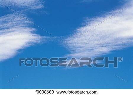 Stock Image - exterior, open air, sky, blue, cloud, cloudy. Fotosearch