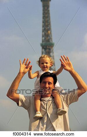 Picture - father, daddy, dad, men, child, children. Fotosearch