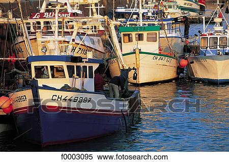 fishing boat, harbour, boat, trawler, sea, Europe, France View Large Photo Image Stock Photography - fishing boat, harbour, boat, trawler, sea, Europe, France. Fotosearch