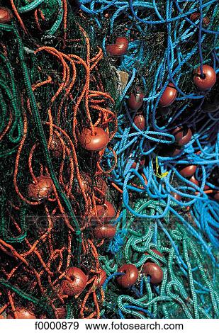 Stock Photo - fishing net, Martinique, French West Indies, exterior, open air, background. Fotosearch