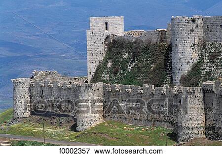 Stock Photo - fortress, citadel, rampart, fortification, castle, vestige, ruin. Fotosearch