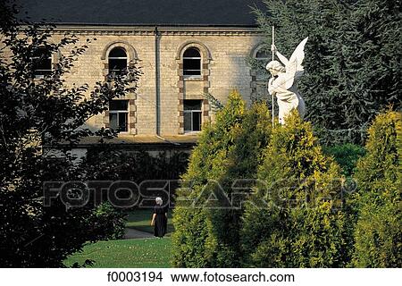France, Christian architecture, Europe, Normandy, Grande Trappe Abbey, French, abbey View Large Photo Image Picture - France, Christian architecture, Europe, Normandy, Grande Trappe Abbey, French, abbey. Fotosearch