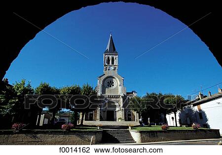 Stock Image - France, French, French Europe, Rhone, Rhone Alpes, architecture. Fotosearch