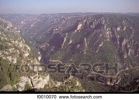 Stock Image - France, French, French Europe, travel, travel exterior, open air, Lozere. Fotosearch