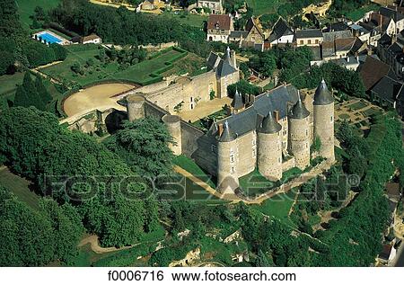 Stock Photograph - France, French, French exterior, open air, travel, travel horizontal, Indre Loire. Fotosearch