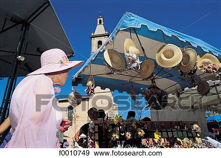 Stock Photo - France, French, French Provence Alpes Cote d'Azur, Provence, Europe, travel, travel exterior. Fotosearch