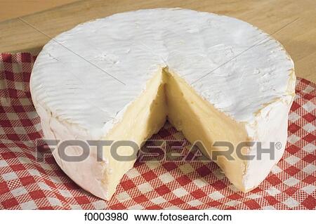 Stock Image - French camembert, aliment, French, France, cheese, soft cheese, aliment. Fotosearch
