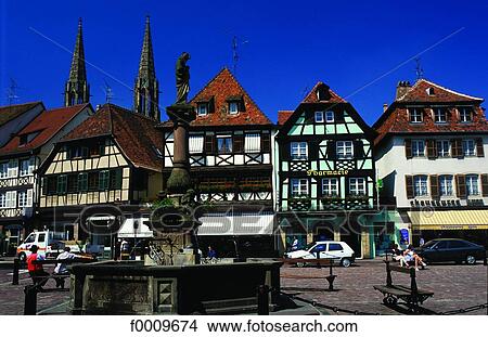 French exterior, Bas Rhin, French, France, Europe, open air, Alsace View Large Photo Image Picture - French exterior, Bas Rhin, French, France, Europe, open air, Alsace. Fotosearch