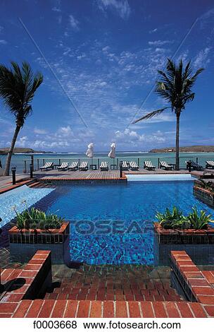 French West Indies, coastal landscape, coast, littoral, sea-side, seaside, swimming pool View Large Photo Image Stock Photo - French West Indies, coastal landscape, coast, littoral, sea-side, seaside, swimming pool. Fotosearch