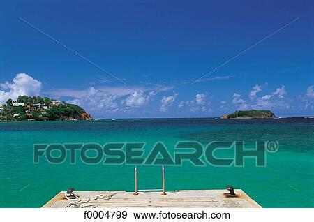French West Indies, Martinique, sea, Tartane, island, exterior View Large Photo Image Stock Photo - French West Indies, Martinique, sea, Tartane, island, exterior. Fotosearch