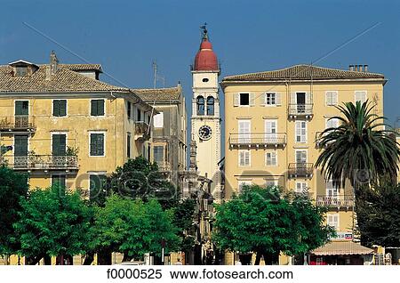 front, Greece, Europe, old city, Corfu, exterior View Large Photo Image Stock Photography - front, Greece, Europe, old city, Corfu, exterior. Fotosearch