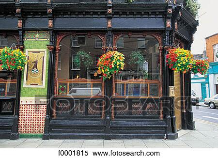 Stock Photography - front, Ireland, Europe, Dublin, exterior, open air. Fotosearch