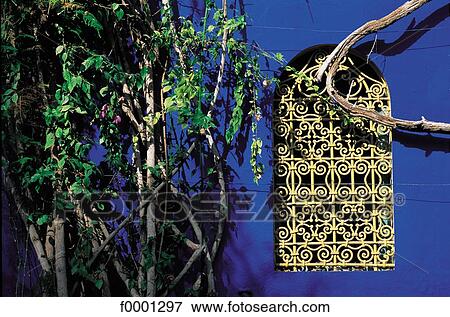 front, Morocco, Northern Africa, Garden of Majorelle, Marrakesh, architecture detail, architectural detail View Large Photo Image Stock Photo - front, Morocco, Northern Africa, Garden of Majorelle, Marrakesh, architecture detail, architectural detail. Fotosearch
