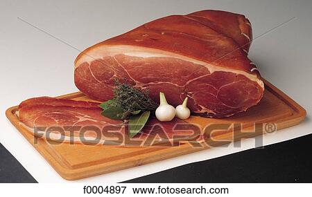 gastronomy, ham, indoors, inside, smoked ham, aliment View Large Photo Image Stock Photo - gastronomy, ham, indoors, inside, smoked ham, aliment. Fotosearch