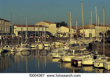 Stock Photo - harbour, boat, sailing boat, leisure boat, transport, transportation, sea. Fotosearch