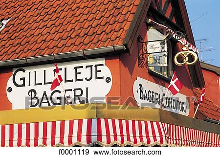 Stock Photo - house, Denmark, Europe, Gilleleje, Seeland, exterior. Fotosearch