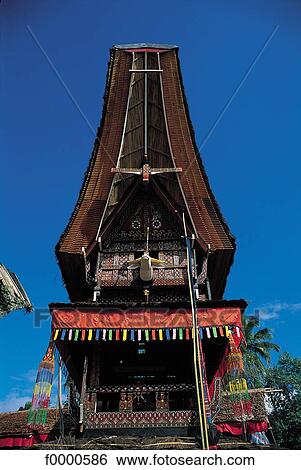 Indonesia, South East Asia, Asia, Sulawesi, Toraja Village, exterior View Large Photo Image Stock Photograph - Indonesia, South East Asia, Asia, Sulawesi, Toraja Village, exterior. Fotosearch