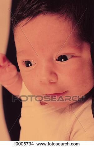 Picture - inside, indoors, baby, serenity, calm, zen, peaceful. Fotosearch